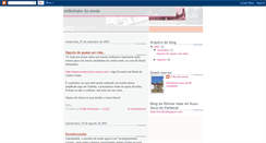 Desktop Screenshot of discutindomoda.blogspot.com