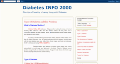 Desktop Screenshot of diabetesinfo2000.blogspot.com