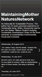 Mobile Screenshot of maintainingmothernaturesnetwork.blogspot.com