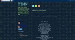 Desktop Screenshot of mamaequerosergrande.blogspot.com
