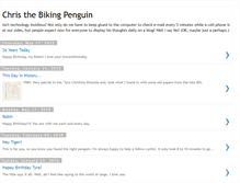 Tablet Screenshot of bikingpenguin.blogspot.com