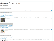 Tablet Screenshot of grupoconservacion.blogspot.com