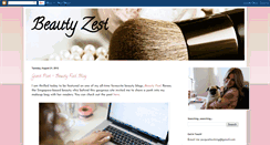 Desktop Screenshot of beautyzest.blogspot.com