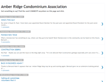 Tablet Screenshot of amberridgecondos.blogspot.com