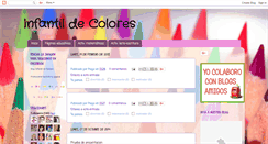 Desktop Screenshot of infantildecolores.blogspot.com