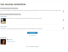 Tablet Screenshot of losrecursossemanticos.blogspot.com