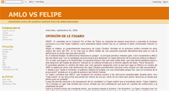 Desktop Screenshot of amlo-vs-felipe.blogspot.com