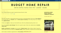 Desktop Screenshot of budgethomerepair.blogspot.com