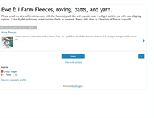 Tablet Screenshot of eweifarmfleece.blogspot.com