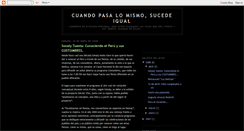 Desktop Screenshot of cuandopasalomismosucedeigual.blogspot.com