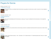 Tablet Screenshot of prayersfordonnie.blogspot.com