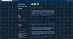 Desktop Screenshot of concretejungirl.blogspot.com