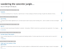 Tablet Screenshot of concretejungirl.blogspot.com