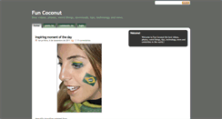 Desktop Screenshot of funcoconut.blogspot.com