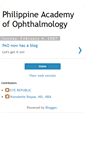 Mobile Screenshot of philippineacademyofophthalmology.blogspot.com