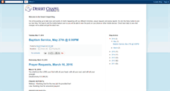 Desktop Screenshot of desertchapel.blogspot.com