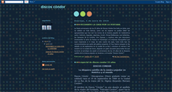 Desktop Screenshot of discoscondor.blogspot.com