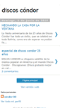 Mobile Screenshot of discoscondor.blogspot.com