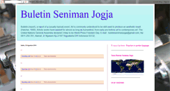 Desktop Screenshot of buletinsenimanjogja.blogspot.com