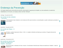 Tablet Screenshot of enderecodaprevencao.blogspot.com