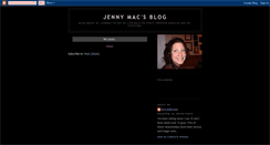 Desktop Screenshot of missjennymac.blogspot.com