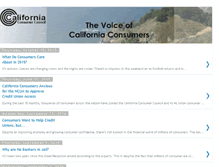 Tablet Screenshot of calconsumercouncil.blogspot.com