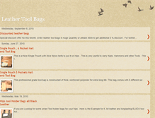 Tablet Screenshot of leathertoolbags.blogspot.com