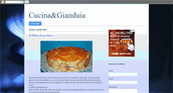Desktop Screenshot of cucinaegianduia.blogspot.com