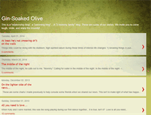 Tablet Screenshot of ginsoakedolive.blogspot.com