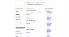 Desktop Screenshot of a-phrasal-verb-a-day.blogspot.com