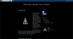 Desktop Screenshot of freedomhouseforwomen.blogspot.com