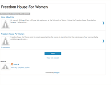 Tablet Screenshot of freedomhouseforwomen.blogspot.com