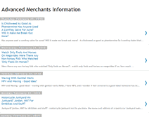 Tablet Screenshot of advancemerchaninformatio.blogspot.com