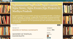 Desktop Screenshot of ngoprojectsinmadhyapradesh.blogspot.com