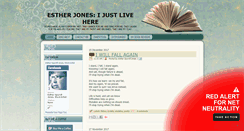 Desktop Screenshot of esther-ijustlivehere.blogspot.com