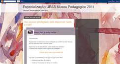 Desktop Screenshot of especializacaouesbmp2011.blogspot.com