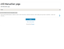 Tablet Screenshot of clioyoga.blogspot.com