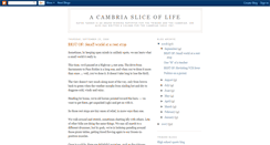 Desktop Screenshot of cambriasliceoflife.blogspot.com