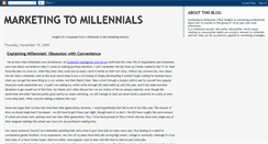 Desktop Screenshot of marketingtomillennials.blogspot.com