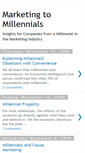 Mobile Screenshot of marketingtomillennials.blogspot.com