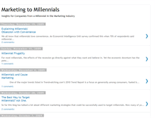 Tablet Screenshot of marketingtomillennials.blogspot.com