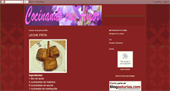 Desktop Screenshot of cocinaresdiver.blogspot.com