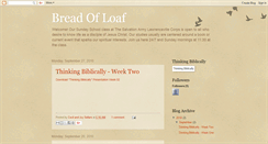 Desktop Screenshot of breadofloaf.blogspot.com