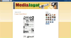 Desktop Screenshot of mediajagats.blogspot.com