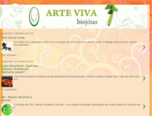 Tablet Screenshot of biojoiasarteviva.blogspot.com