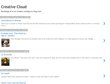 Tablet Screenshot of creativecloud.blogspot.com