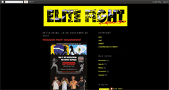 Desktop Screenshot of elitefight.blogspot.com