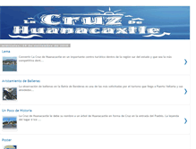 Tablet Screenshot of lacruzdehuanacaxtle.blogspot.com