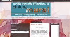 Desktop Screenshot of encuentrodepinturamural.blogspot.com