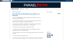 Desktop Screenshot of paraelexito.blogspot.com